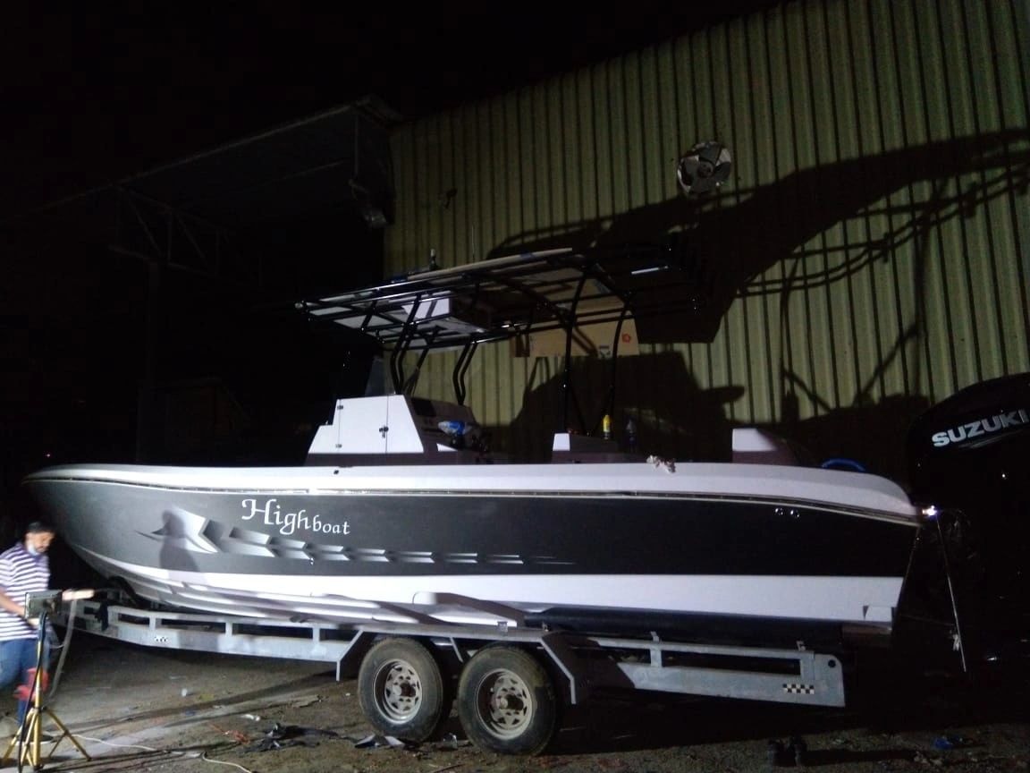 Marine yacht boat branding vinyl wrap